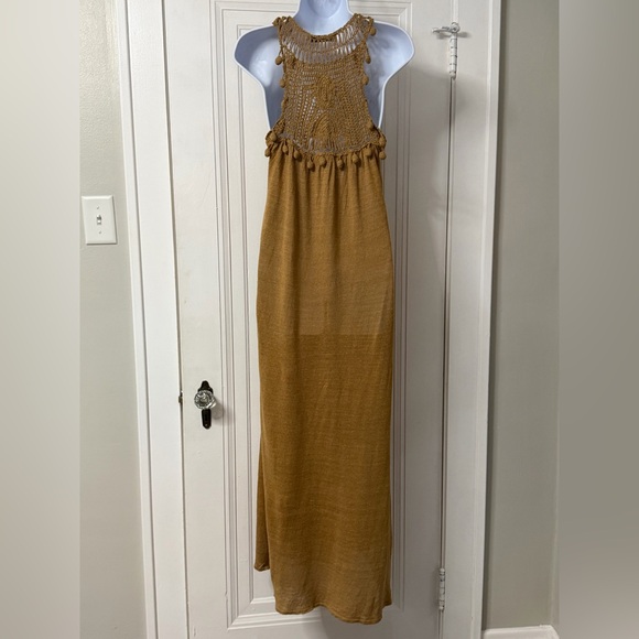 Zara Crochet Maxi Dress Size S - Picture 6 of 6
